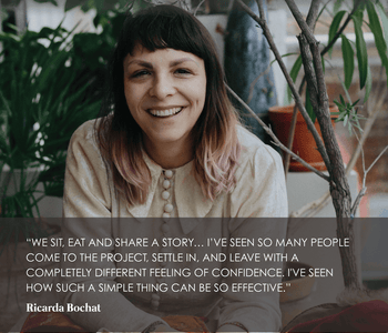 Ricarda Bochat, Coordinator of the Open Kitchen Program at Give Something Back to Berlin